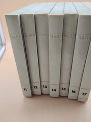 Lot 7 SEVEN Vtg Used BASF Reel to Reel Tapes 7&Prime; with Hard Cases Made in Germany