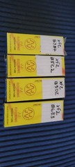 Mullard EL34 XF2 double OO getter 1960s Blackburn 4 Tube Set