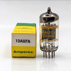 NOS Amperex 12AU7A ECC82 Mullard Blackburn B3H4 1963 Tube Low Noise Tested