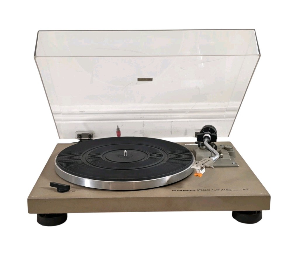 Vintage Pioneer Model PL-512 Stereo Turntable w/ Pickering XV-15 Cartrige READ.