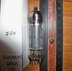 Strong SIEMENS 6BQ5/ EL84 Tube – GERMANY #2H