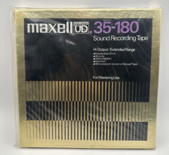 Maxell UD 35-180 Sound Recording Tape 3600&prime; 10.5&Prime; Reel to Reel factory bag!