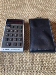 1971 Canon Palmtronic LE-10 & Case calculator Japan Vintage! Perfect Condition!