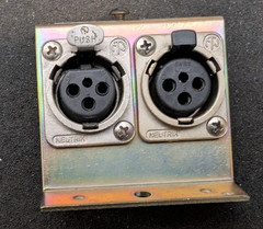 Studer A810 Rear Panel Dual XLR Audio I/O Assembly – Original Factory Neutrik Co