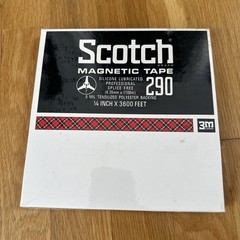 Vintage Scotch 3M 290 Recording Tape Triple Length 7&Prime; Reel 3600 FT