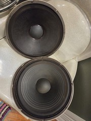 Electro Voice EV Early SRO 15&Prime; Woofers Speakers 16 Ohms Pair Coffee Can No Cans