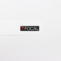 Focal Sound waterproof logo badge Sticker Decal 43mm(1.7&Prime;)X11mm(0.43&Prime;)
