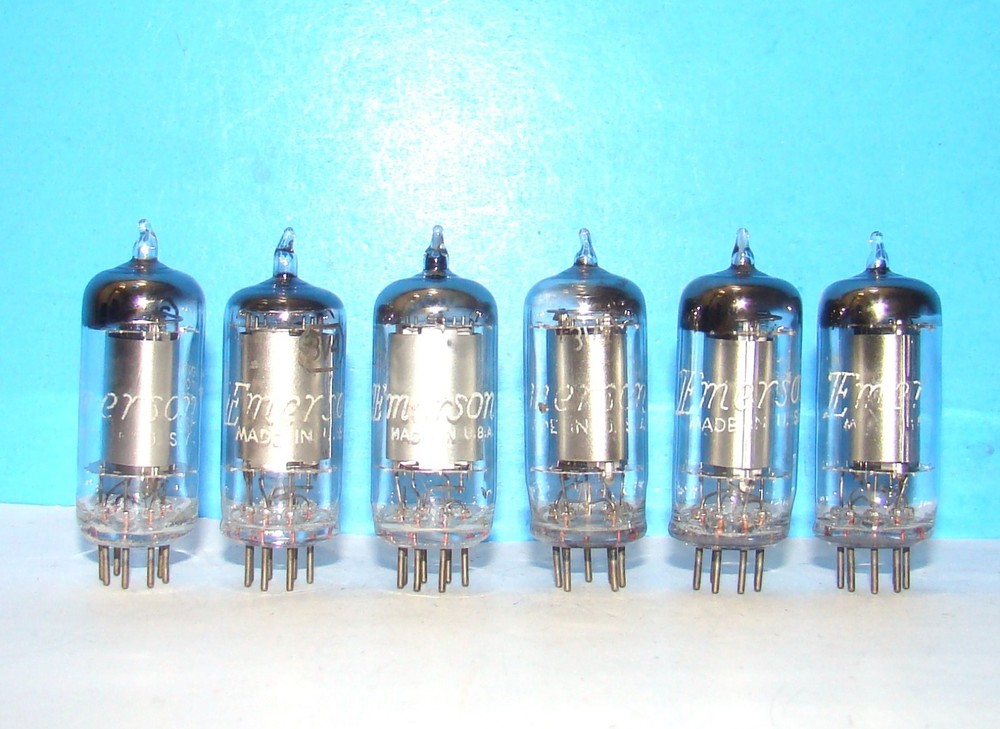 3V4 Emerson AA5 radio amplifier transoceanic audio vacuum tubes 6 valves tested