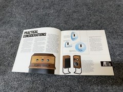 ⭐️Original 1977 Acoustic Research Speaker Dealer Brochure Lineup AR10 Thru AR18