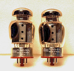 New Matching Pair (2) Tung-Sol 6550 Vacuum Tubes