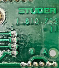 Studer A810 Control Panel – 1.810.733-11 & 1.810.732-11