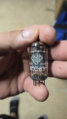 NOS NIB Telefunken ECC83/12AX7 Long Ribbed Plate Diamond Bottom Strong