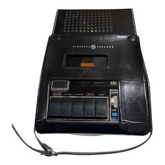 Vintage General Electric 3-5152B Portable Cassette Tape Recorder W/ Case READ