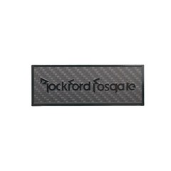 Rockford Fosgate Speaker carbon fibre Custom Made Badge 106mm(4.17&Prime;)X39mm(1.54&Prime;)