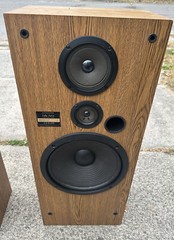 Vintage Pioneer 150W 3-Way Speaker system CS-K535 150W Japan & USA 36&Prime; WORKING!