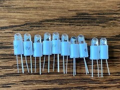 10 New Warm White 6V Bi-Pin LED Lamp Light Bulbs Marantz 4100 4140 4230 4240 6.3