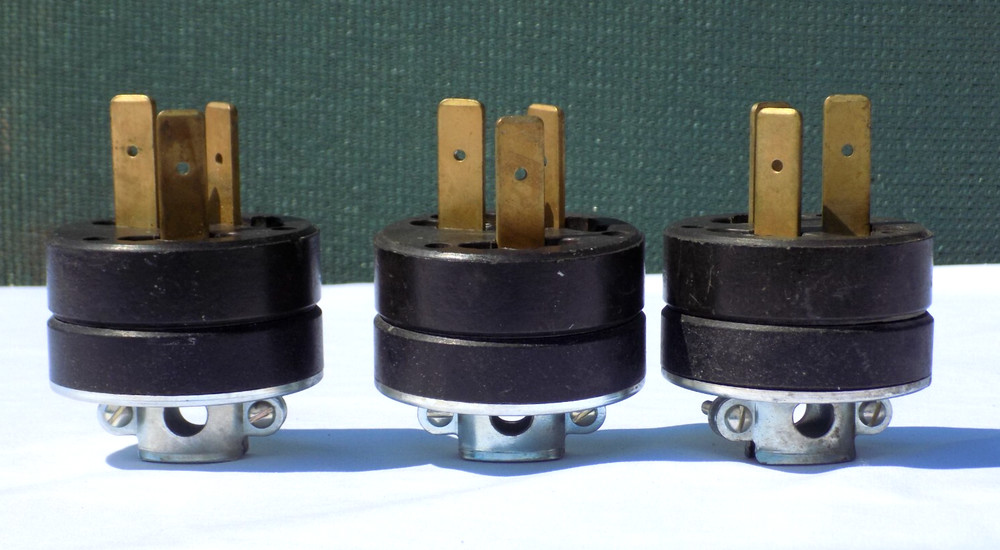 Hubbell Plug 50A. 125/250V. Male 3-Pole (Lot of 3pcs)