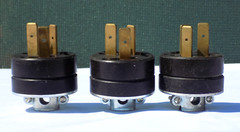 Hubbell Plug 50A. 125/250V. Male 3-Pole (Lot of 3pcs)