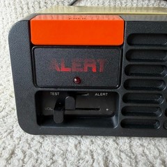 Vintage Bearcat ALERT Weather Radio Electra Company BC-W 162.55 MHz Retro Black