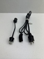 Vintage Sony 41-637 Power Cord 2 Pin Female Two Prong 6A 125V Japan