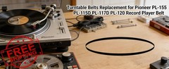 Pioneer PL-155 PL-115D PL-117D Turntable Drive Belt Record Player