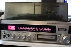 SuperScope By Marantz Model MS-18 Stereo Quadraphase Music System Powers On