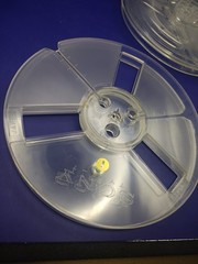 Lot Of Four (4) PLASTIC EMPTY TAKE-UP REELS 7 INCH Scotch Sony Unbranded👍 Nice