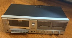 1980s Vintage Fisher Studio Stereo Cassette Deck Model CR-110 Parts Or Repair