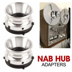 Pair Professional NAB Hub Adapters 10Inch Opener For Reel To Reel Tape Recorders