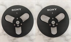 One Pair 7 » SONY Tape Reel silvery Aluminum for Reel to Reel Empty Take up Reel