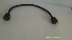 Vintage Male to Male Cable Mount Amphenol Plug 4-pin, Leslie Hammond 18&Prime;