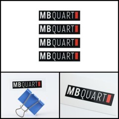 MBQUART logo badge Sticker Decal DIY waterproof 50mm(1.97&Prime;)X12mm(0.47&Prime;)