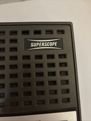 Vintage Superscope C-102 Cassette Tape Recorder Box Power Cord Handle Tested