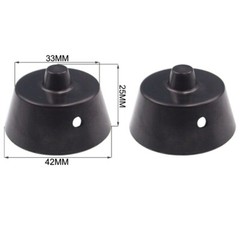 Amptata 1pcs Tube Black Cap 807 310 6146B WE310A 310B Amp Vacuum Tube Grid Plate