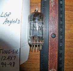 Strong TUNG-SOL Long Gray Plate Angled D Getter 12AX7 / ECC83 Tube – 94/98