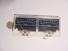 PIONEER SX-780 RECEIVER POWER VU METER PAIR ASSEMBLY