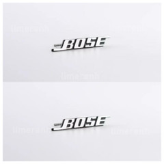 For BOSE Aluminum Logo Badge Replacement Piece 44mm x 5mm 2PCS