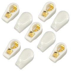 10PCS Gold Plated 1/4&Prime; 6.4mm Tube Anode Cap 6P12P EL504 EL519 EF37 6F8G Tube