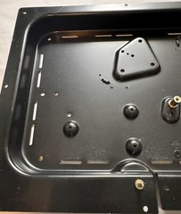 Pioneer PL-518 Turntable – Plinth Metal Base w/ Screws – Genuine Parts