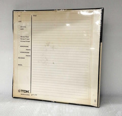 Vintage TDK SA35-180M 10.5 Inch Reel To Reel Recording Tape Sealed