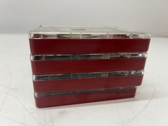 Set 4 Vtg Fidelipac Automatic Audio Tape Cartridges Master Cart Type AA 44&prime;