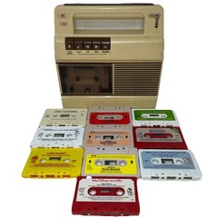 1983 Power Tronic Take-A-Long Cassette Tape Player Recorder Vintage Untested