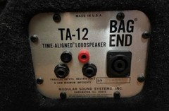 Bag End TA12 12&Prime; Woofer Speaker Pair Time Aligned Loudspeaker Made in USA 8OHM
