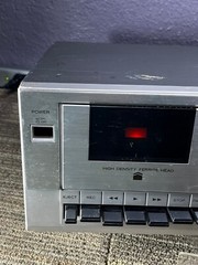 TEAC A105 Stereo Cassette Deck For Parts Repair 03722