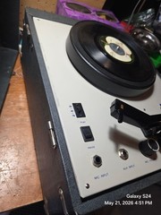 TESTED Vintage Califone Model 1030AV Phono record player. SEE DESCRIPTION