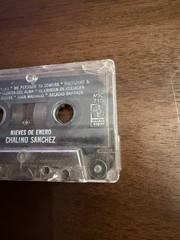 Vintage Rare Chalino Sanchez Nieves De Enero Narco Corrido Cassette Original