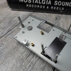 Tascam TSR-8 Reel to Reel – Transport Assembly w/ Flywheel Lift Pinch Roller Arm