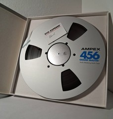 Vintage Ampex 456 1/2 inch. Metal Reel Blank TAPE