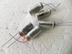 Vintage USA – SPRAGUE 510D 100UF 25V 125c Electrolytic Capacitor Lot of 5 pcs