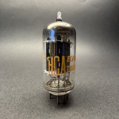 1960 12AX7 ECC83 RCA Tube Gray Plate Square Getter TV7 Test NOS RC-5